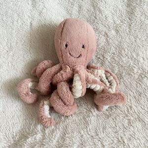 Jellycat London Pink Odell Octopus Small 9" Plush Stuffed Animal Toy